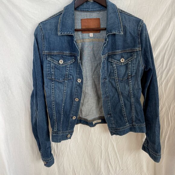 AG Adriano Goldschmied - Robyn Denim Jacket, Size L - Picture 2 of 9